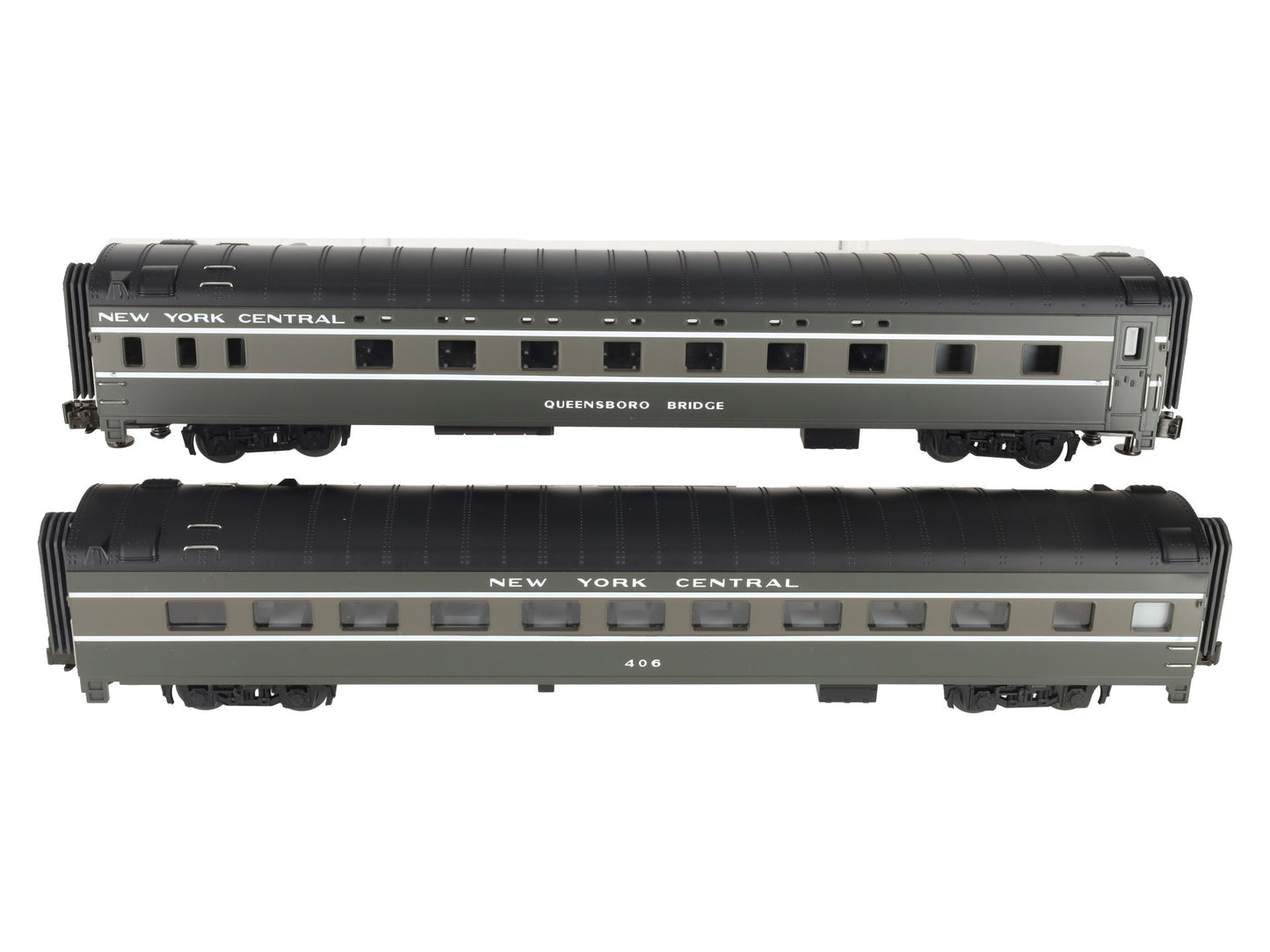 MTH 20-6616 O Gauge NYC 70' Streamlined Sleeper/Diner Passenger Cars Set LN/Box