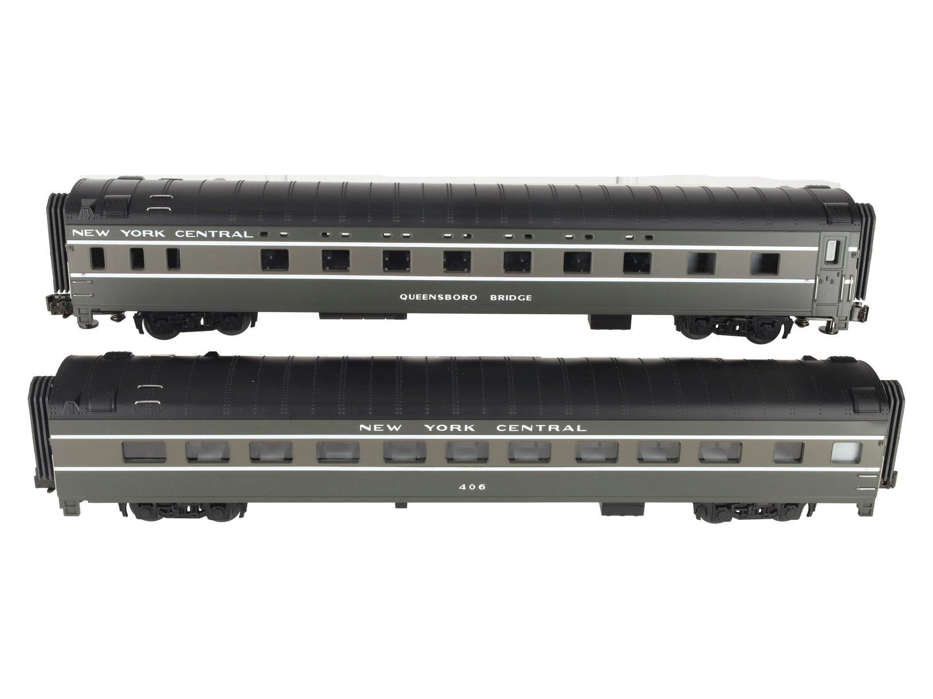 MTH 20-6616 O Gauge NYC 70' Streamlined Sleeper/Diner Passenger Cars Set LN/Box