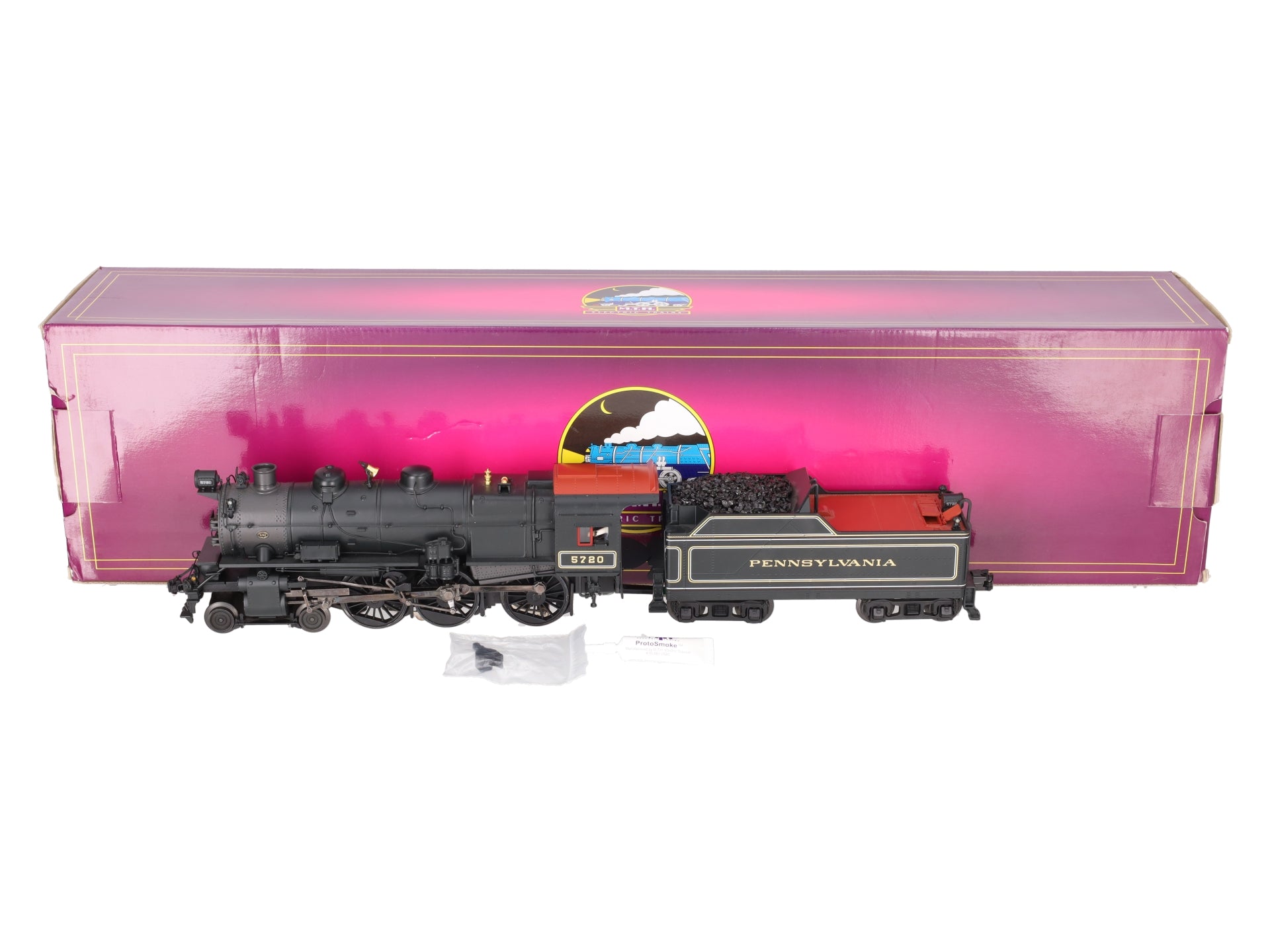 MTH 20-3382-1 Pennsylvania 4-6-0 G-5s Steam Engine #5720 w/PS2 EX/Box