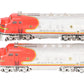 Lionel 2343 Vintage O Gauge Santa Fe F3 AA Diesel Locomotive Set VG