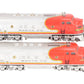 Lionel 2343 Vintage O Gauge Santa Fe F3 AA Diesel Locomotive Set VG