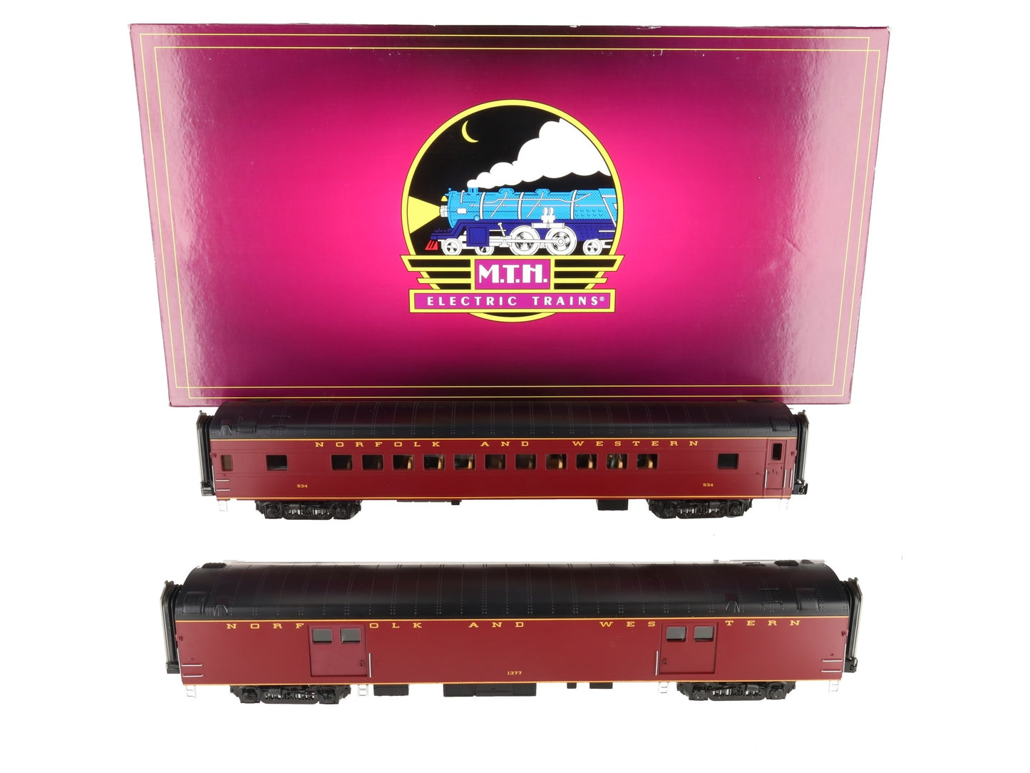 MTH 20-69260 O Norfolk & Western 70' Smooth Baggage/Coach