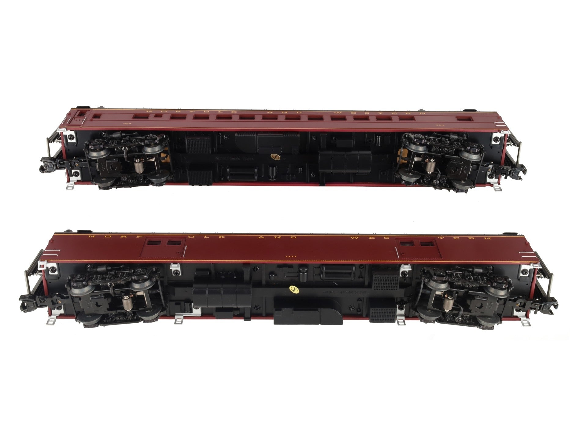 MTH 20-69260 O Norfolk & Western 70' Smooth Baggage/Coach