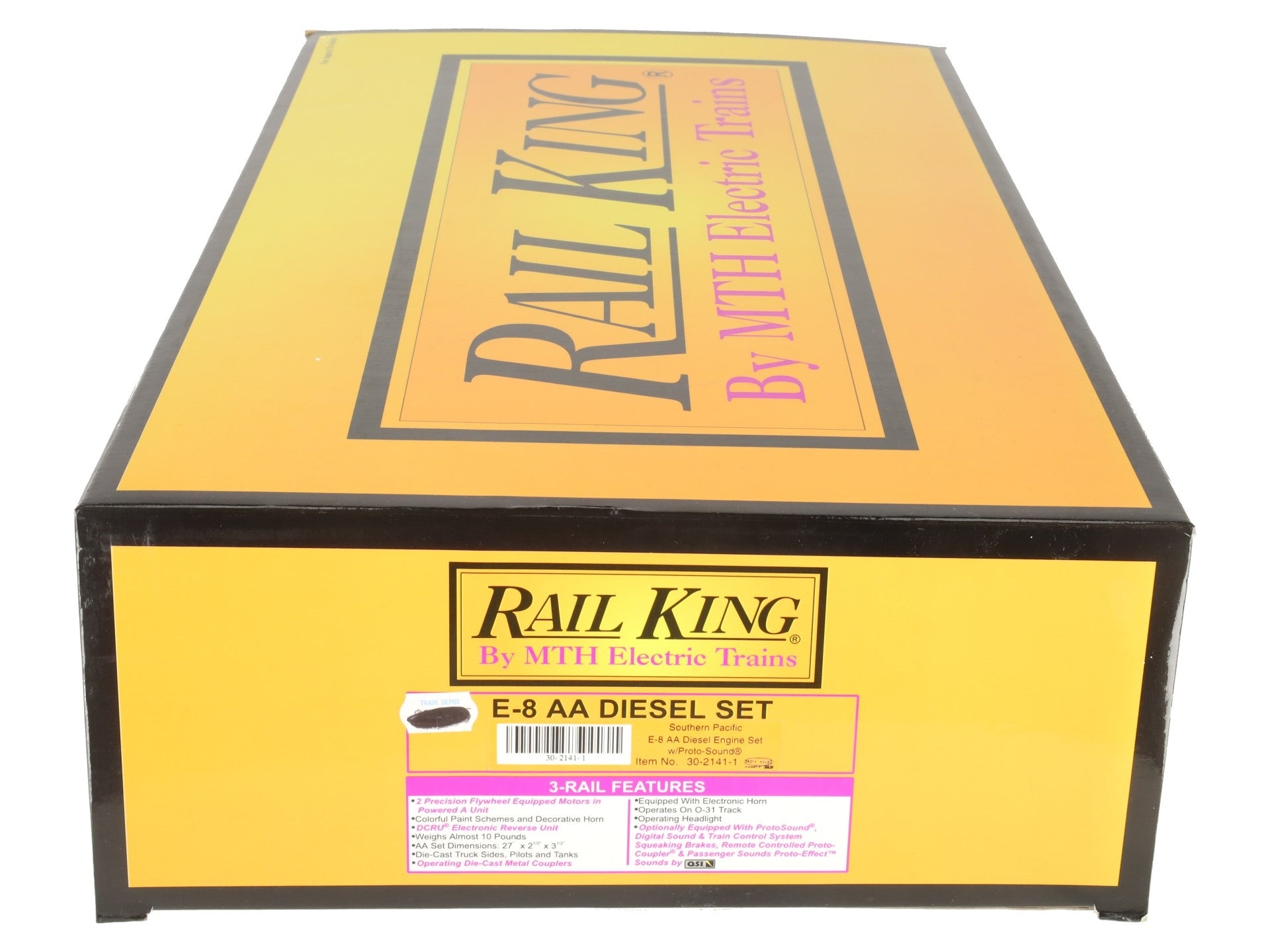 MTH 30-2141-1 Southern Pacific E8 AA Diesel Engine Set  w/PS1 #6018/6046 LN/Box