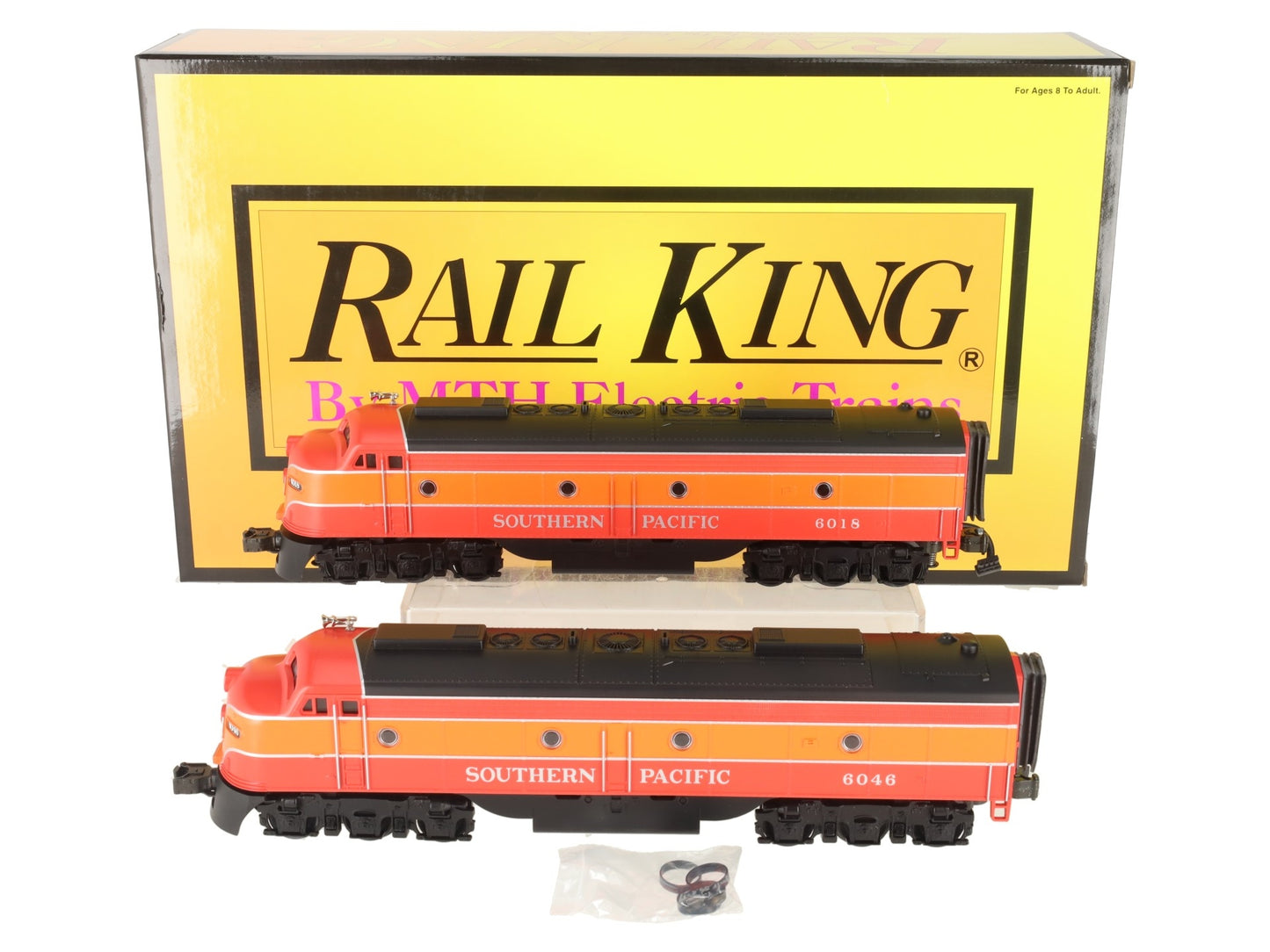 MTH 30-2141-1 Southern Pacific E8 AA Diesel Engine Set  w/PS1 #6018/6046 LN/Box