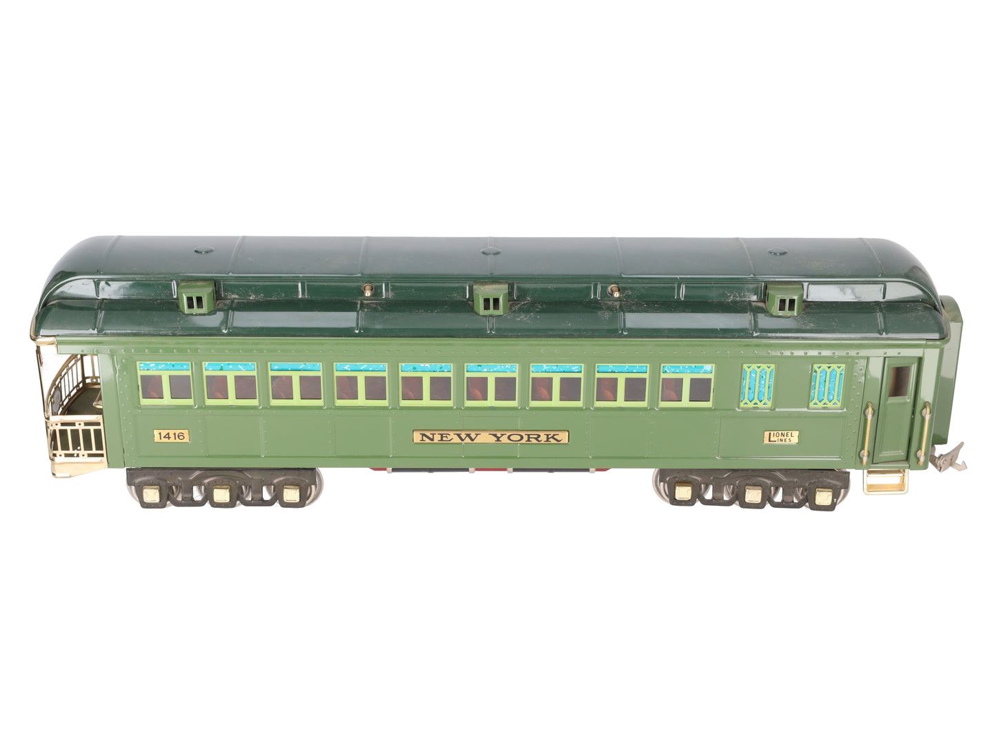 Lionel 6-13406 Standard Gauge New York State Set Observation Car #1416 EX/Box