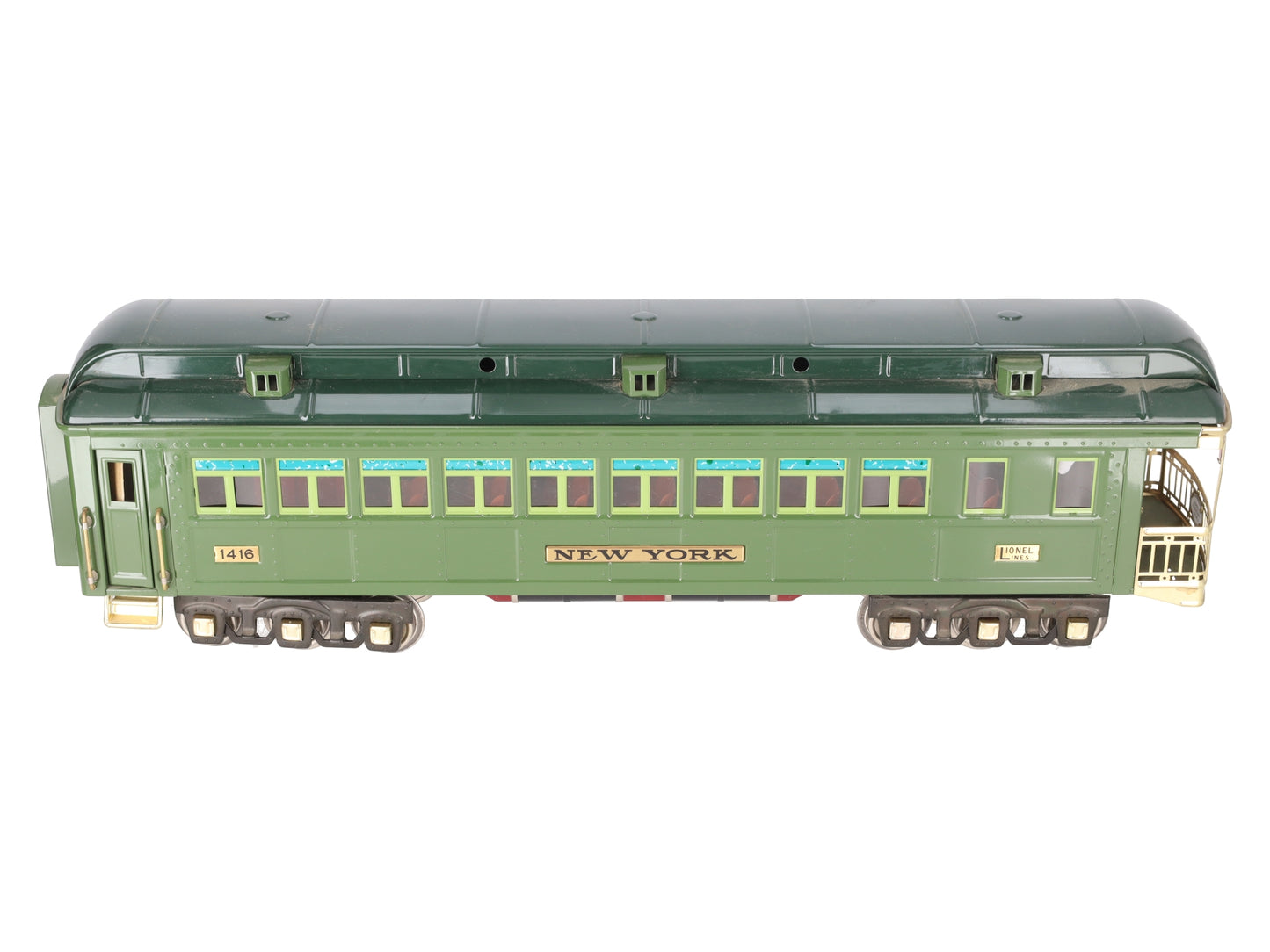 Lionel 6-13406 Standard Gauge New York State Set Observation Car #1416 EX/Box