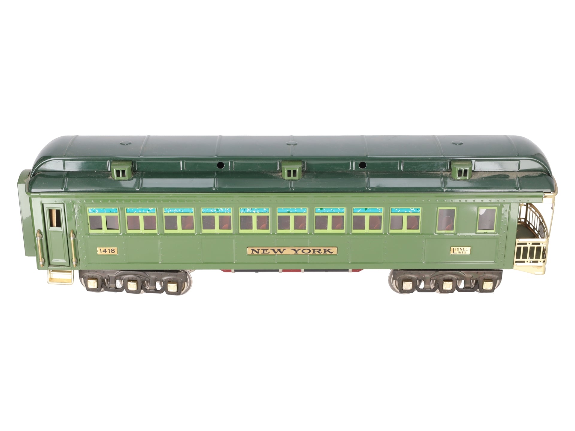 Lionel 6-13406 Standard Gauge New York State Set Observation Car #1416 EX/Box