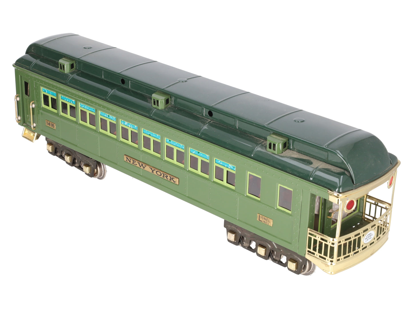 Lionel 6-13406 Standard Gauge New York State Set Observation Car #1416 EX/Box