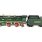 MTH 11-1005-1 Lionel Std Gauge 2-Tone State Green No.390 Steam Locomotive w/PS2 LN/Box