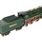 MTH 11-1005-1 Lionel Std Gauge 2-Tone State Green No.390 Steam Locomotive w/PS2 LN/Box