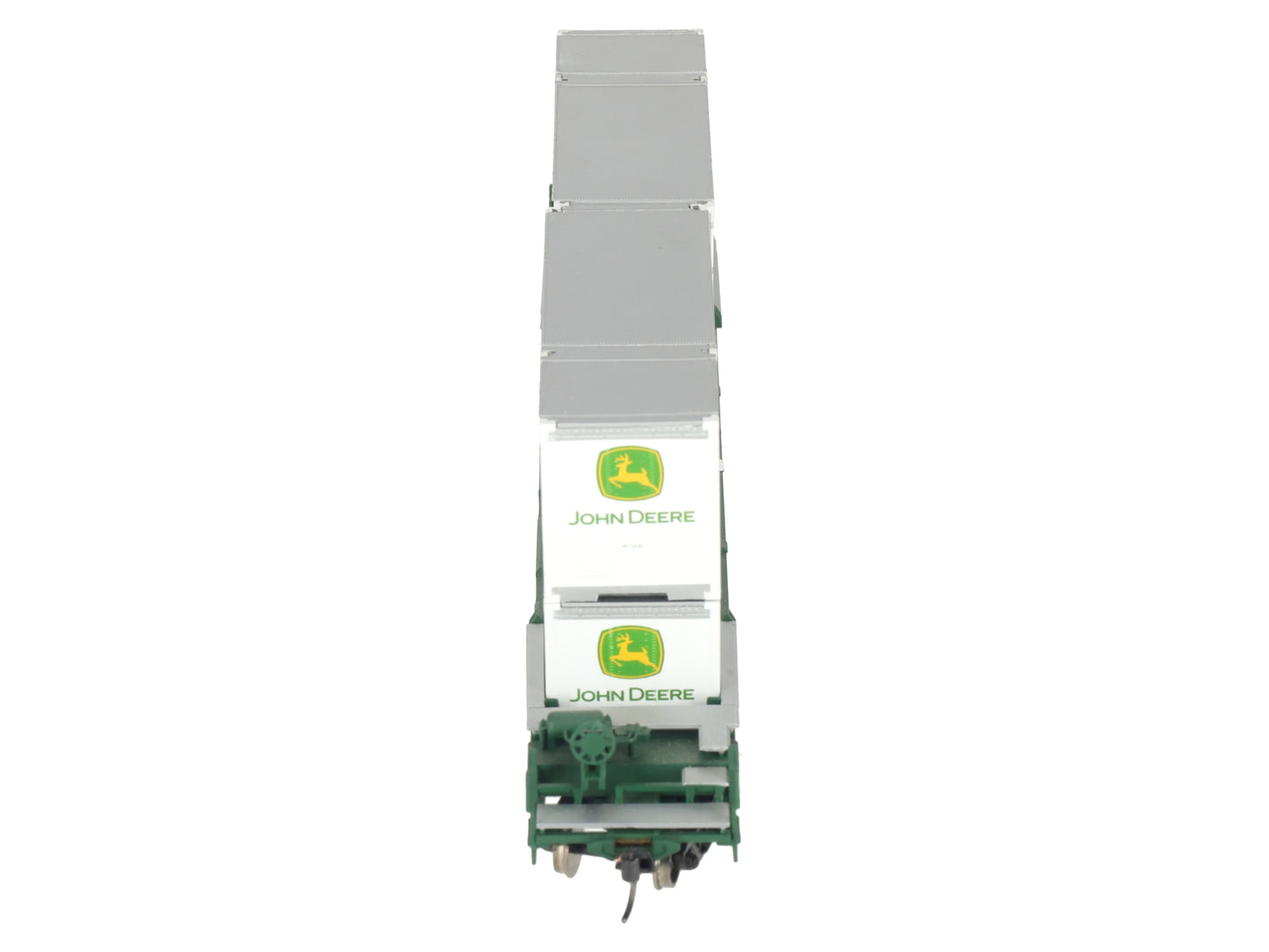 Athearn 7739 HO John DEERE 56' Well Car w/ 4 28' Containers #2849 EX/Box