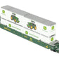 Athearn 7739 HO John DEERE 56' Well Car w/ 4 28' Containers #2849 EX/Box