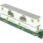 Athearn 7739 HO John DEERE 56' Well Car w/ 4 28' Containers #2849 EX/Box