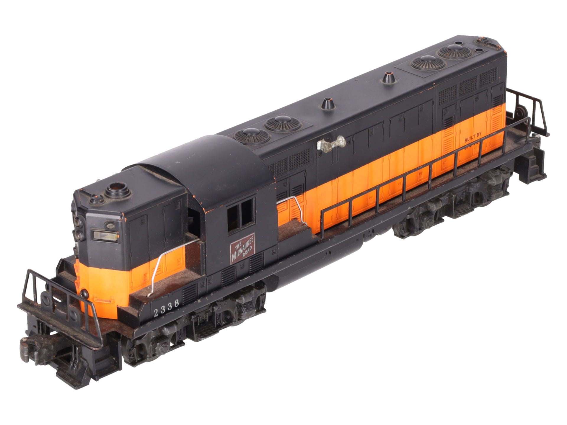 Lionel 2338 Vintage O Gauge Milwaukee Road Powered GP-7 Diesel Locomotive VG
