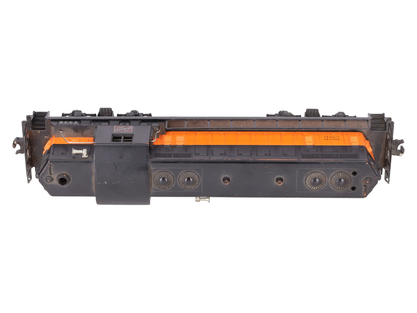 Lionel 2338 Vintage O Gauge Milwaukee Road Powered GP-7 Diesel Locomotive VG