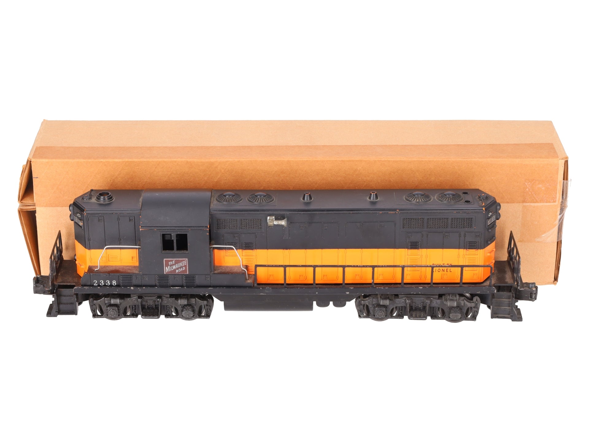 Lionel 2338 Vintage O Gauge Milwaukee Road Powered GP-7 Diesel Locomotive VG