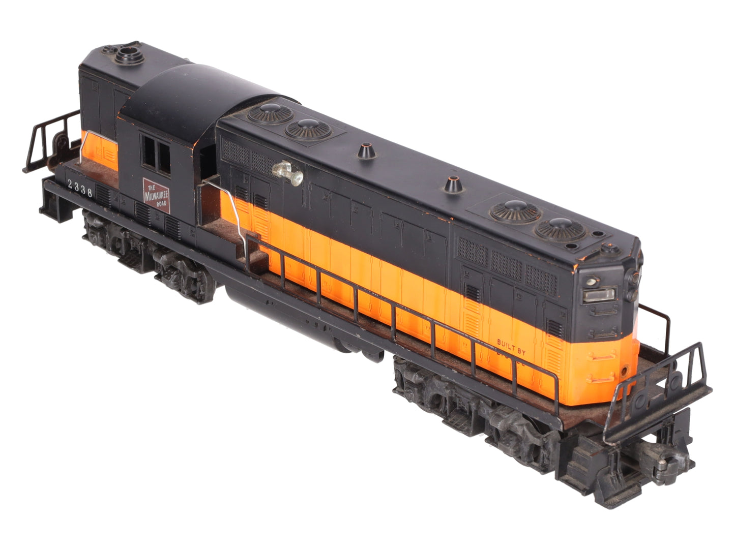 Lionel 2338 Vintage O Gauge Milwaukee Road Powered GP-7 Diesel Locomotive VG