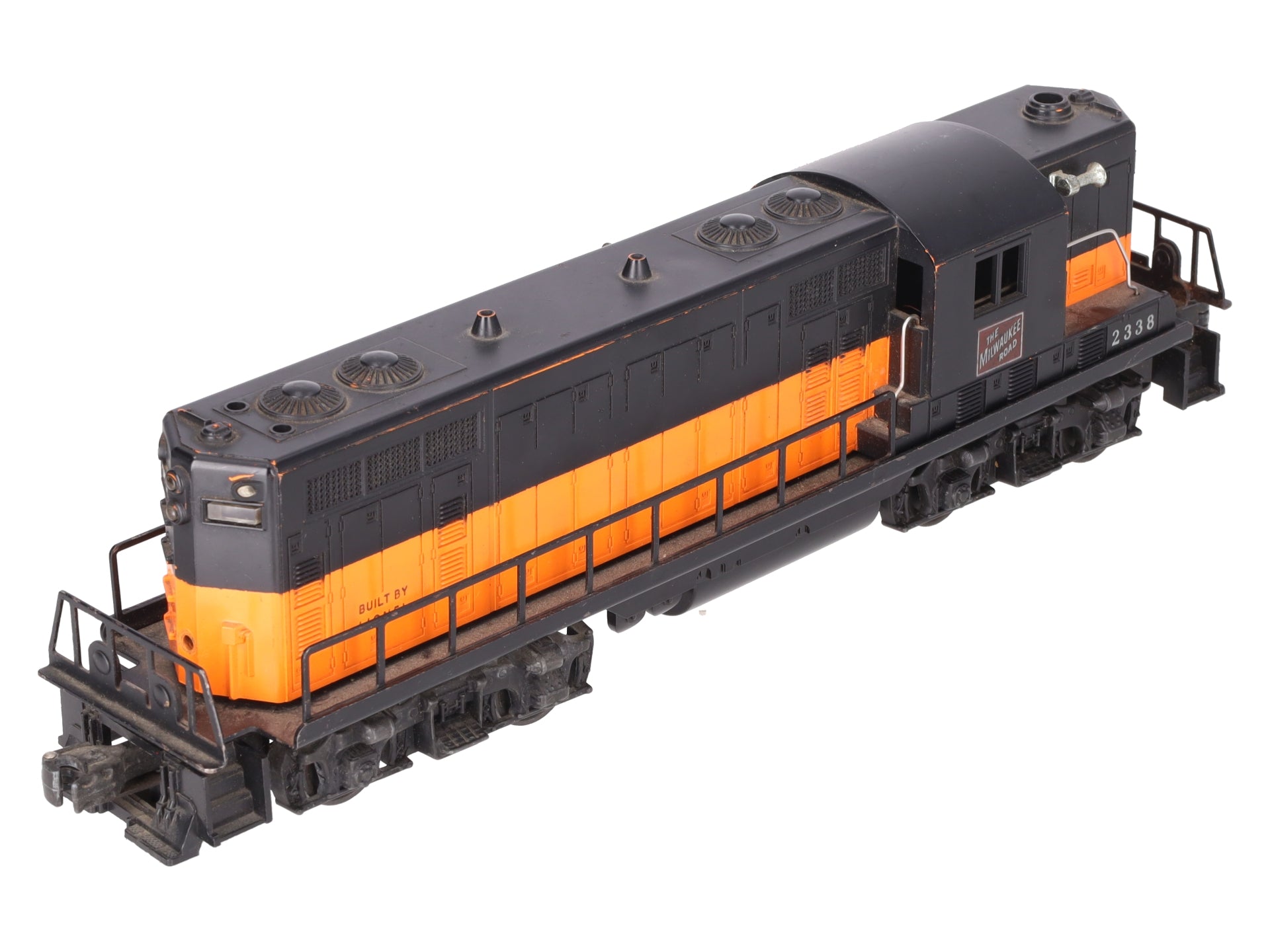Lionel 2338 Vintage O Gauge Milwaukee Road Powered GP-7 Diesel Locomotive VG