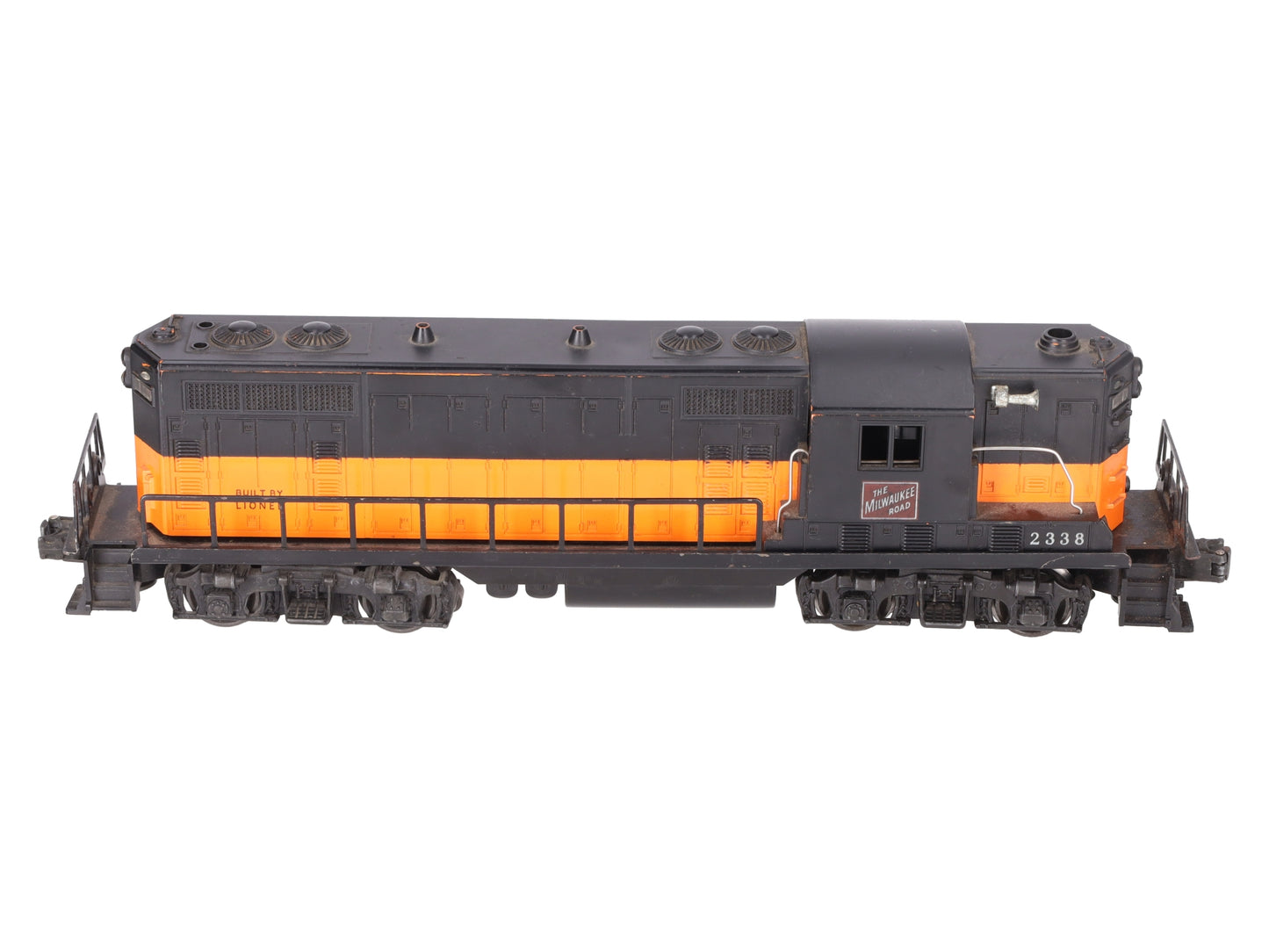 Lionel 2338 Vintage O Gauge Milwaukee Road Powered GP-7 Diesel Locomotive VG