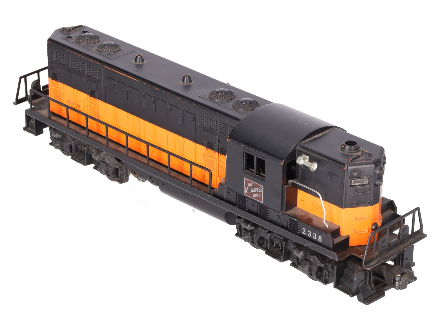 Lionel 2338 Vintage O Gauge Milwaukee Road Powered GP-7 Diesel Locomotive VG