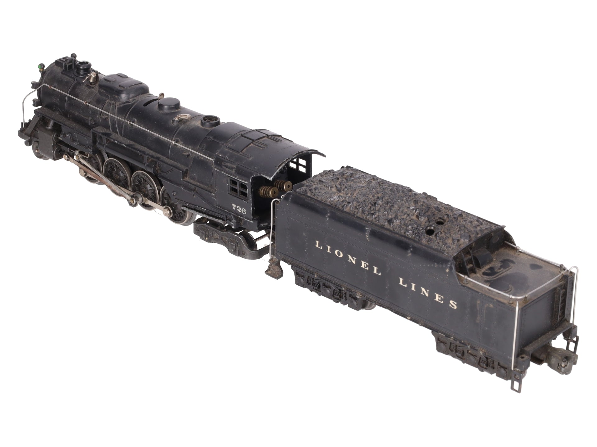 Lionel 726 Vintage O Berkshire 2-8-4 Steam Locomotive & 2426W Tender VG