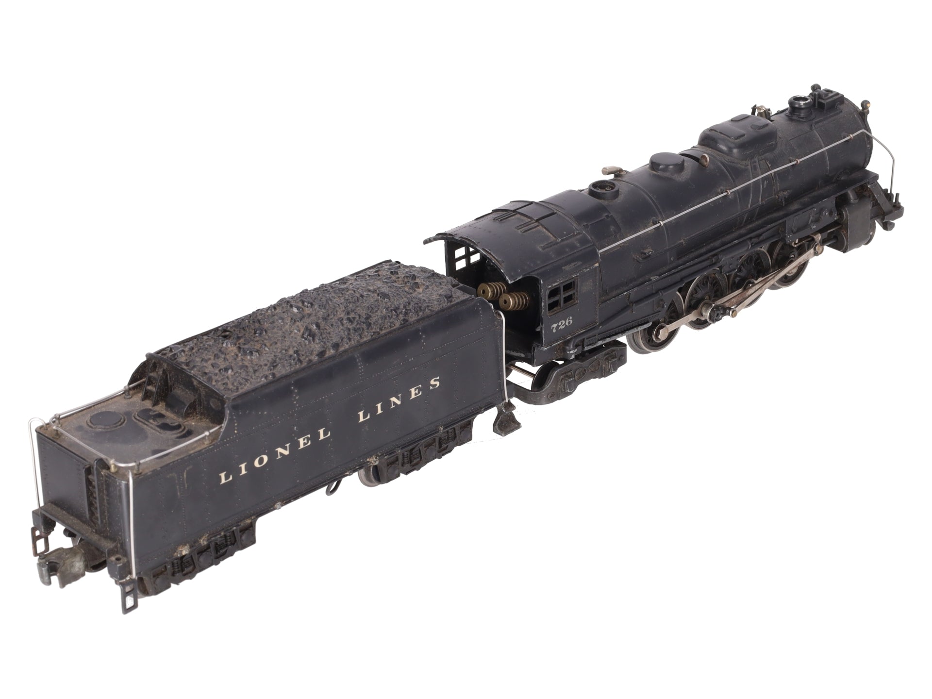 Lionel 726 Vintage O Berkshire 2-8-4 Steam Locomotive & 2426W Tender VG