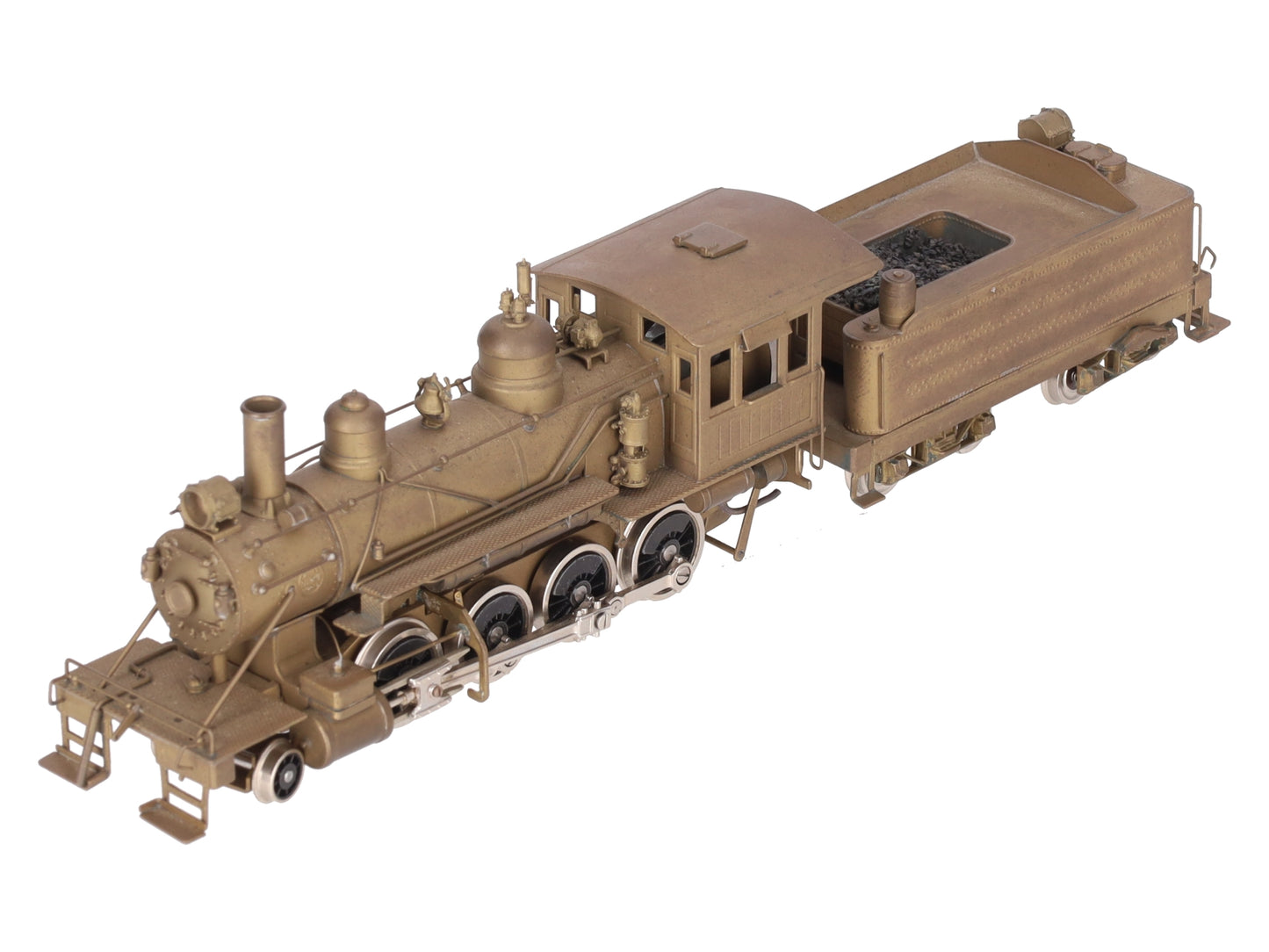 United Models HO Brass Ma & Pa 2-8-0 Steam Locomotive & Tender EX/Box
