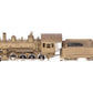 United Models HO Brass Ma & Pa 2-8-0 Steam Locomotive & Tender EX/Box