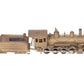 United Models HO Brass Ma & Pa 2-8-0 Steam Locomotive & Tender EX/Box