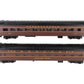 MTH 20-6657 O PRR 70' Streamlined Slpr/Diner Passenger Car Set (Set of 2) LN/Box