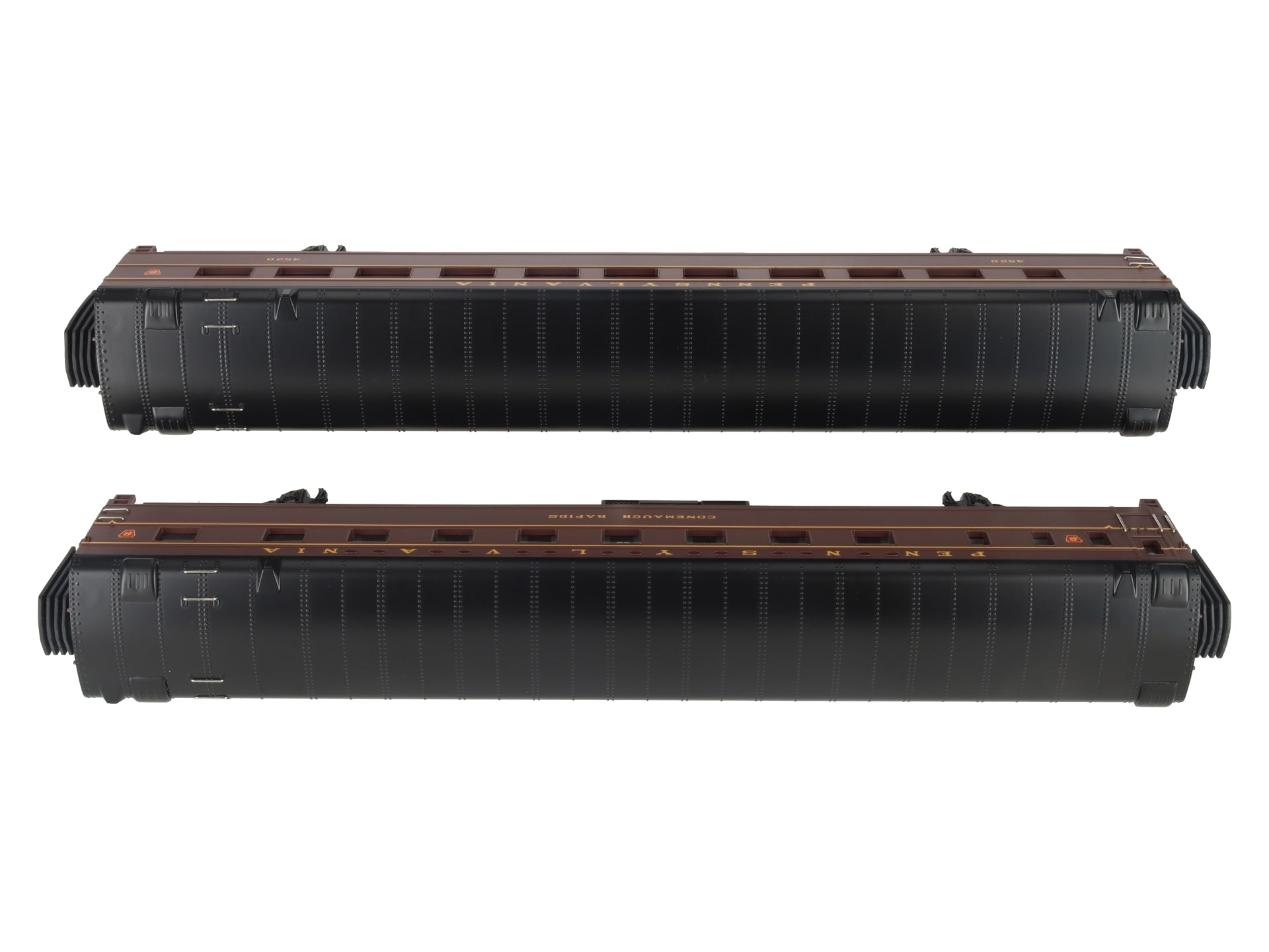MTH 20-6657 O PRR 70' Streamlined Slpr/Diner Passenger Car Set (Set of 2) LN/Box