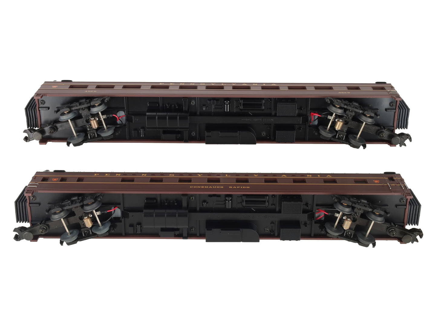 MTH 20-6657 O PRR 70' Streamlined Slpr/Diner Passenger Car Set (Set of 2) LN/Box