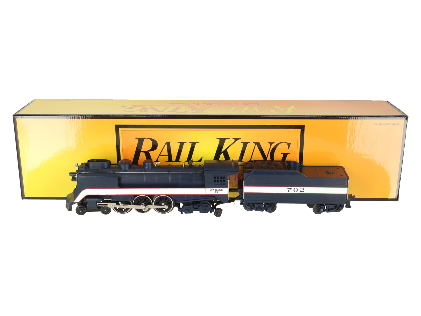 MTH 30-1147-1 O Gauge Wabash 4-6-4 Hudson Steam Loco & Tender w/PS1 LN/Box