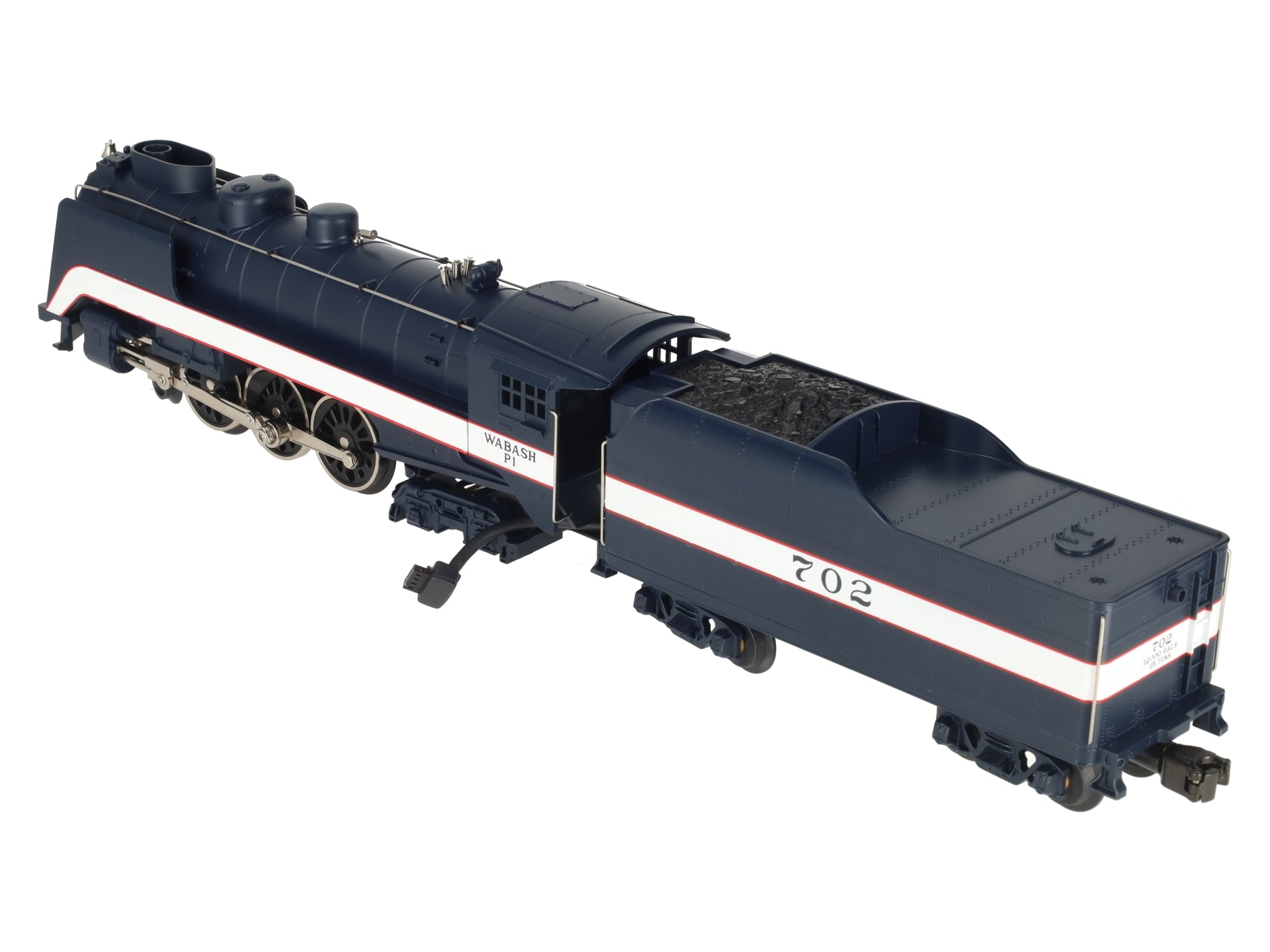 MTH 30-1147-1 O Gauge Wabash 4-6-4 Hudson Steam Loco & Tender w/PS1 LN/Box
