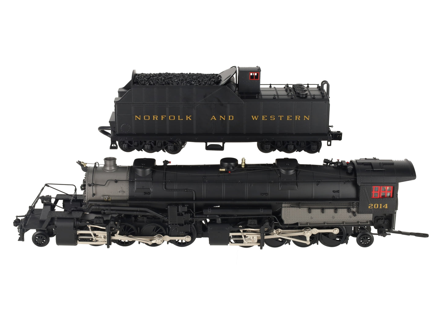 MTH 20-3092-1 O Gauge Norfolk & Western 2-8-8-2 Y3 Steam Locomotive #2014 w/PS2 LN/Box