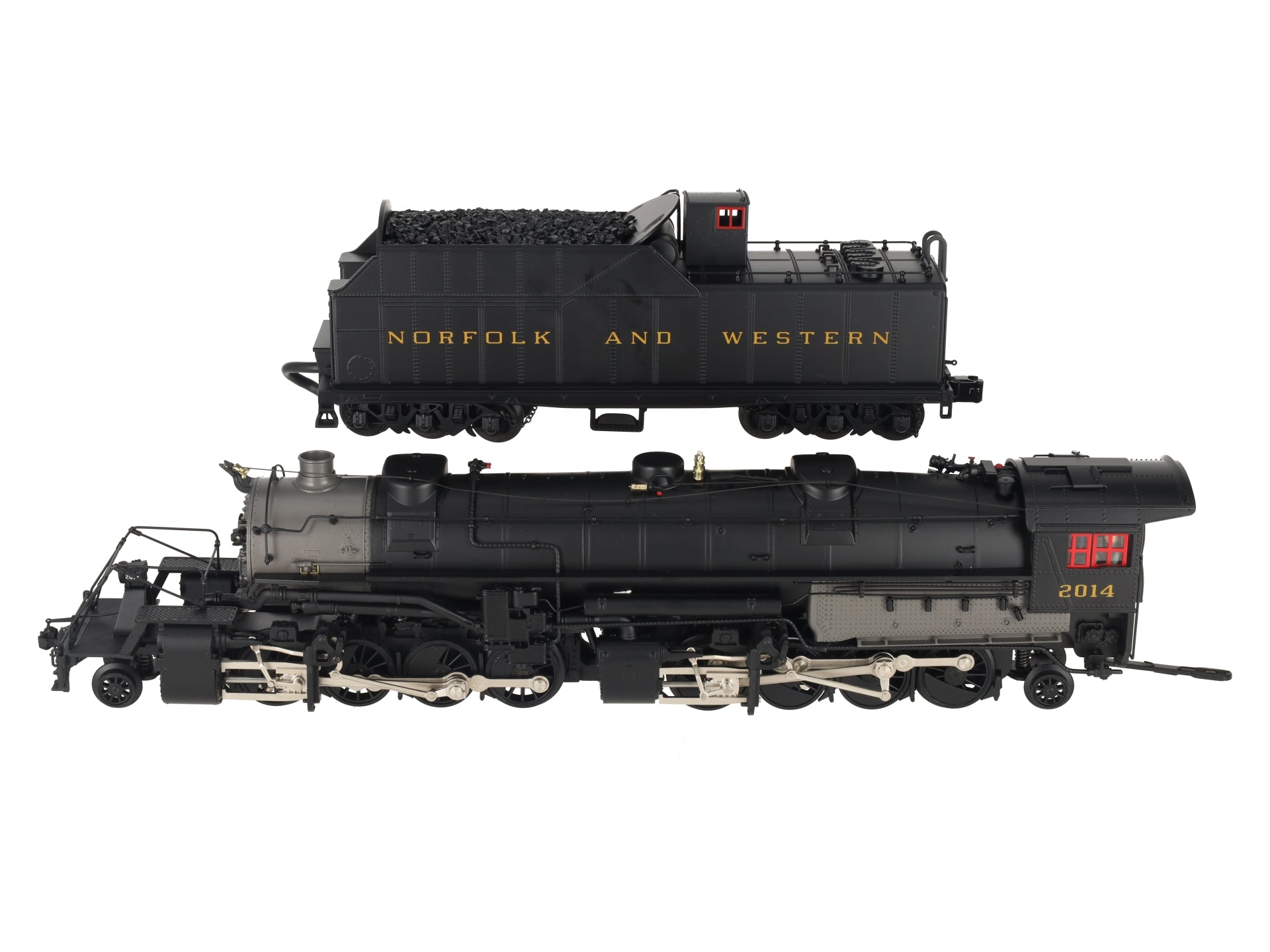 MTH 20-3092-1 O Gauge Norfolk & Western 2-8-8-2 Y3 Steam Locomotive #2014 w/PS2 LN/Box