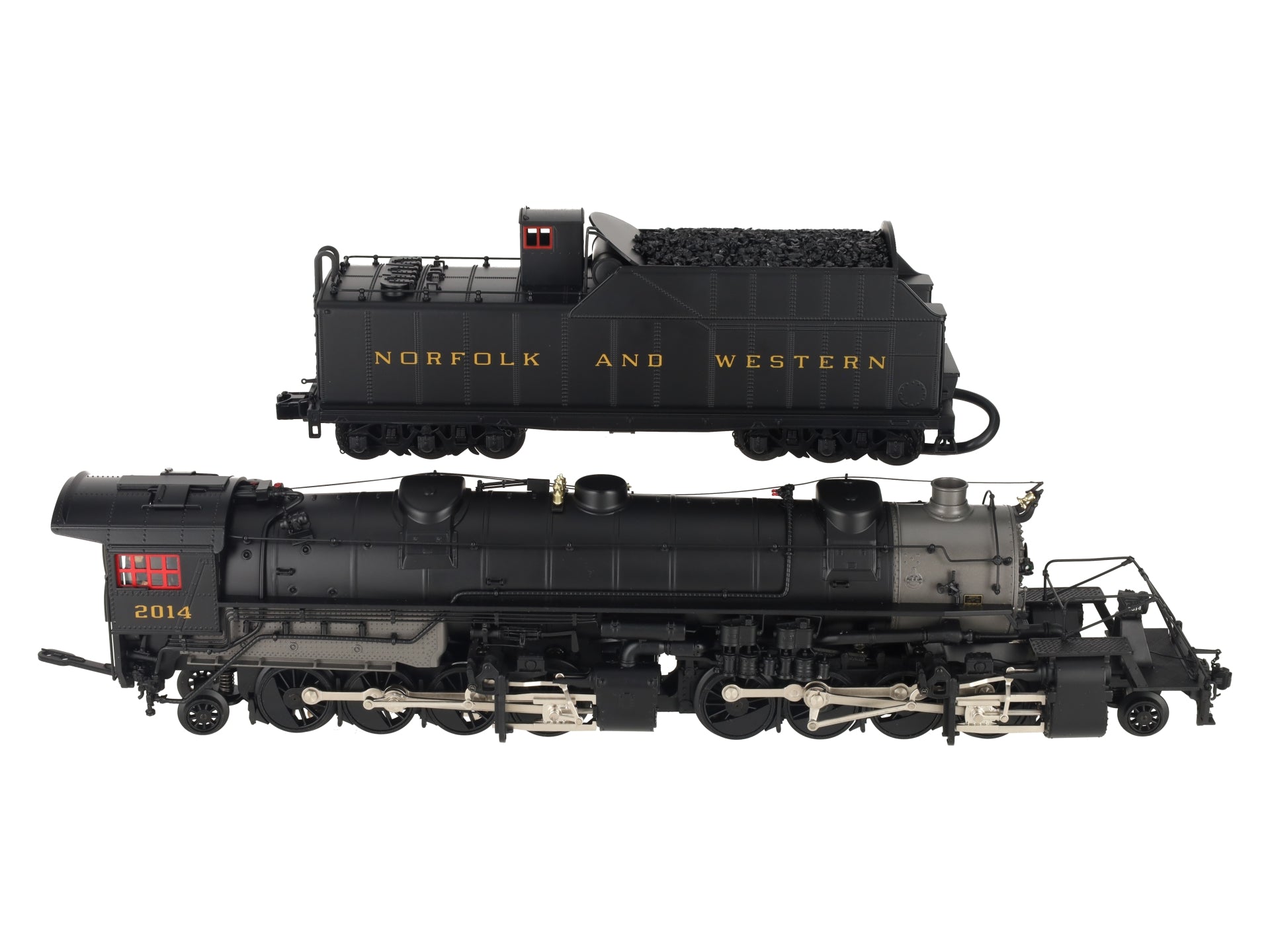 MTH 20-3092-1 O Gauge Norfolk & Western 2-8-8-2 Y3 Steam Locomotive #2014 w/PS2 LN/Box