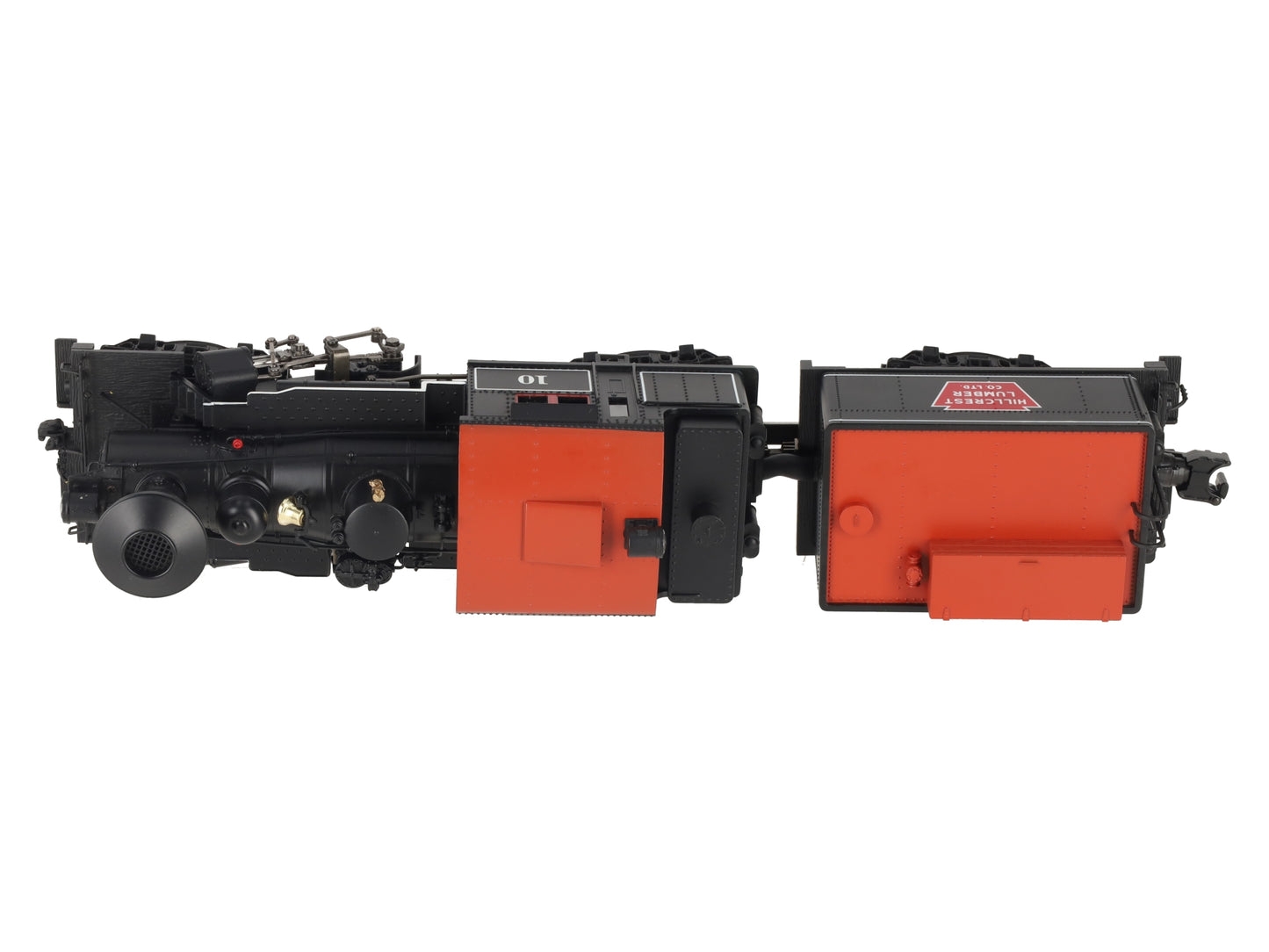 MTH 20-3039-1 O Gauge Hill Crest Lumber Co. Climax Logging Locomotive #10 w/PS2 EX/Box