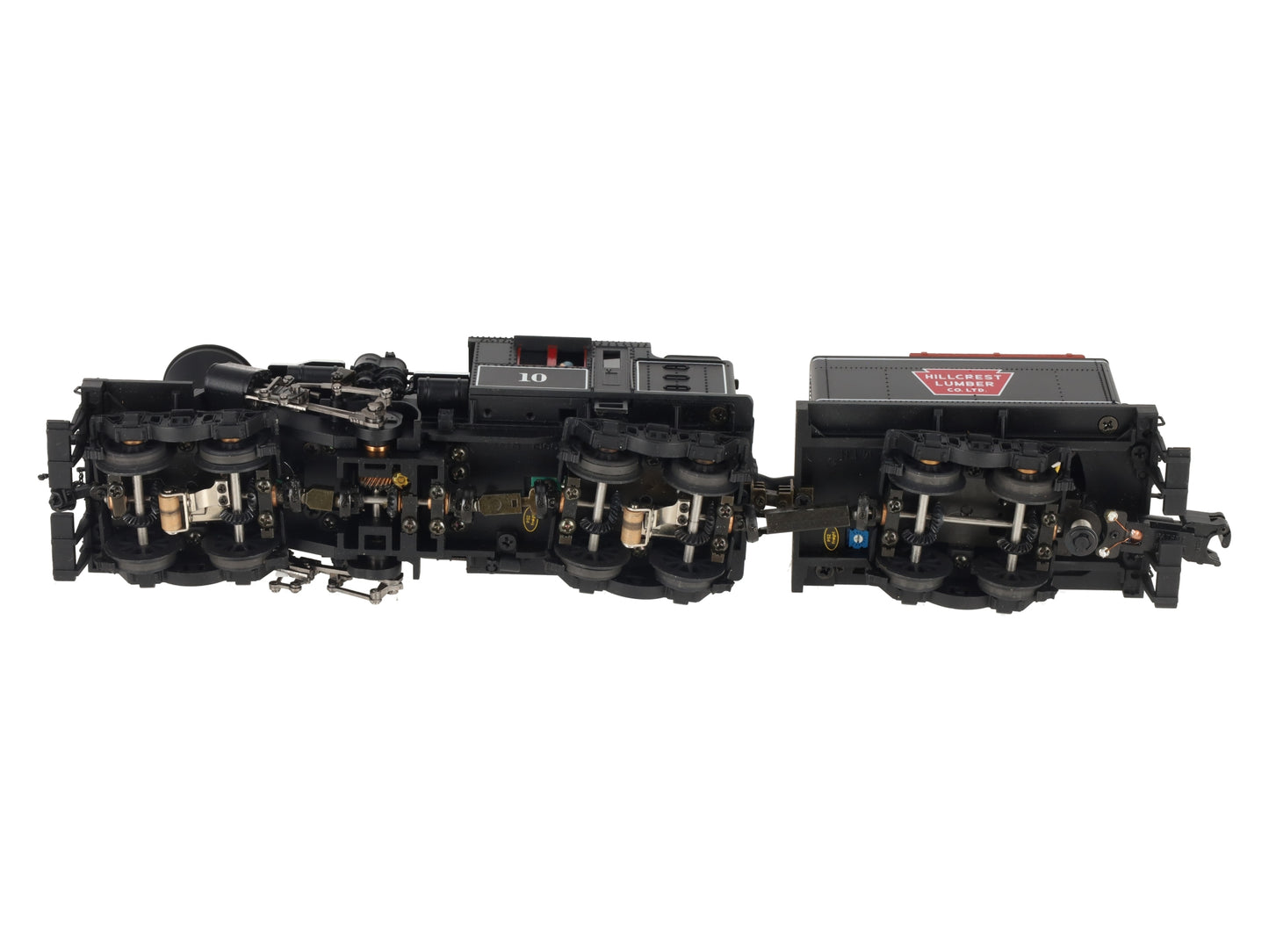 MTH 20-3039-1 O Gauge Hill Crest Lumber Co. Climax Logging Locomotive #10 w/PS2 EX/Box