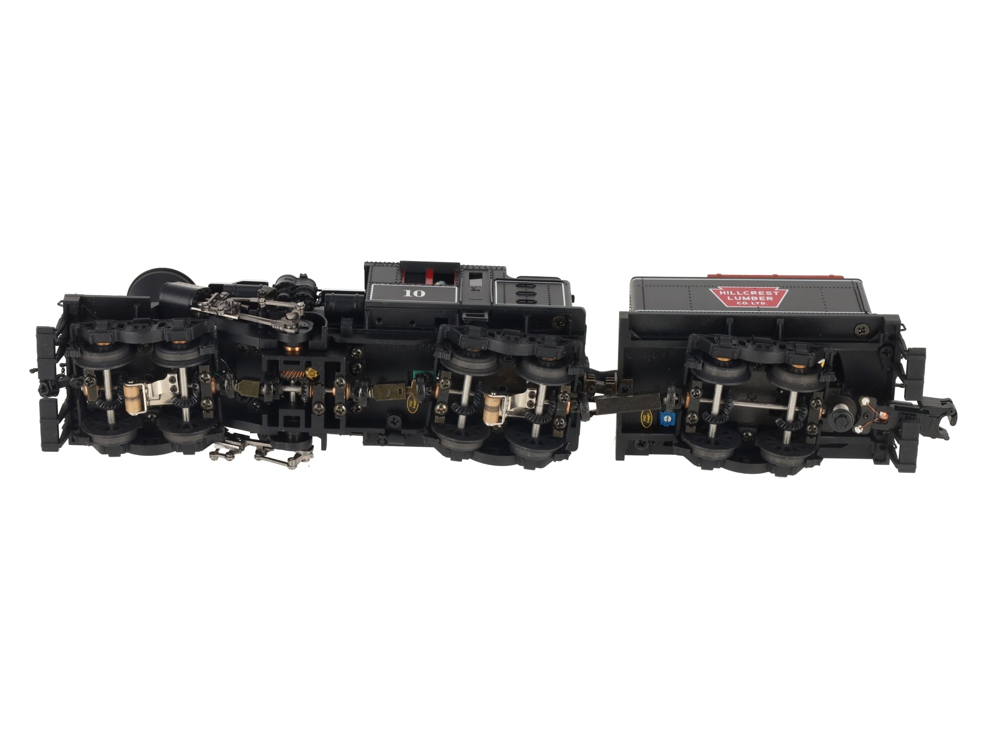 MTH 20-3039-1 O Gauge Hill Crest Lumber Co. Climax Logging Locomotive #10 w/PS2 EX/Box