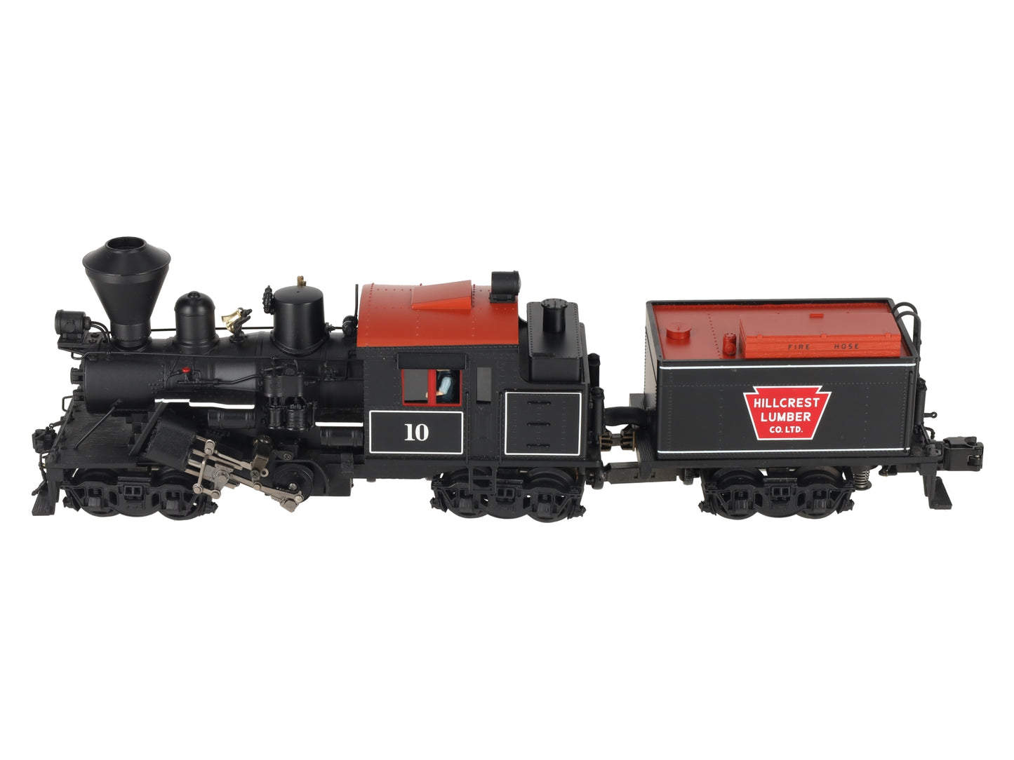 MTH 20-3039-1 O Gauge Hill Crest Lumber Co. Climax Logging Locomotive #10 w/PS2 EX/Box