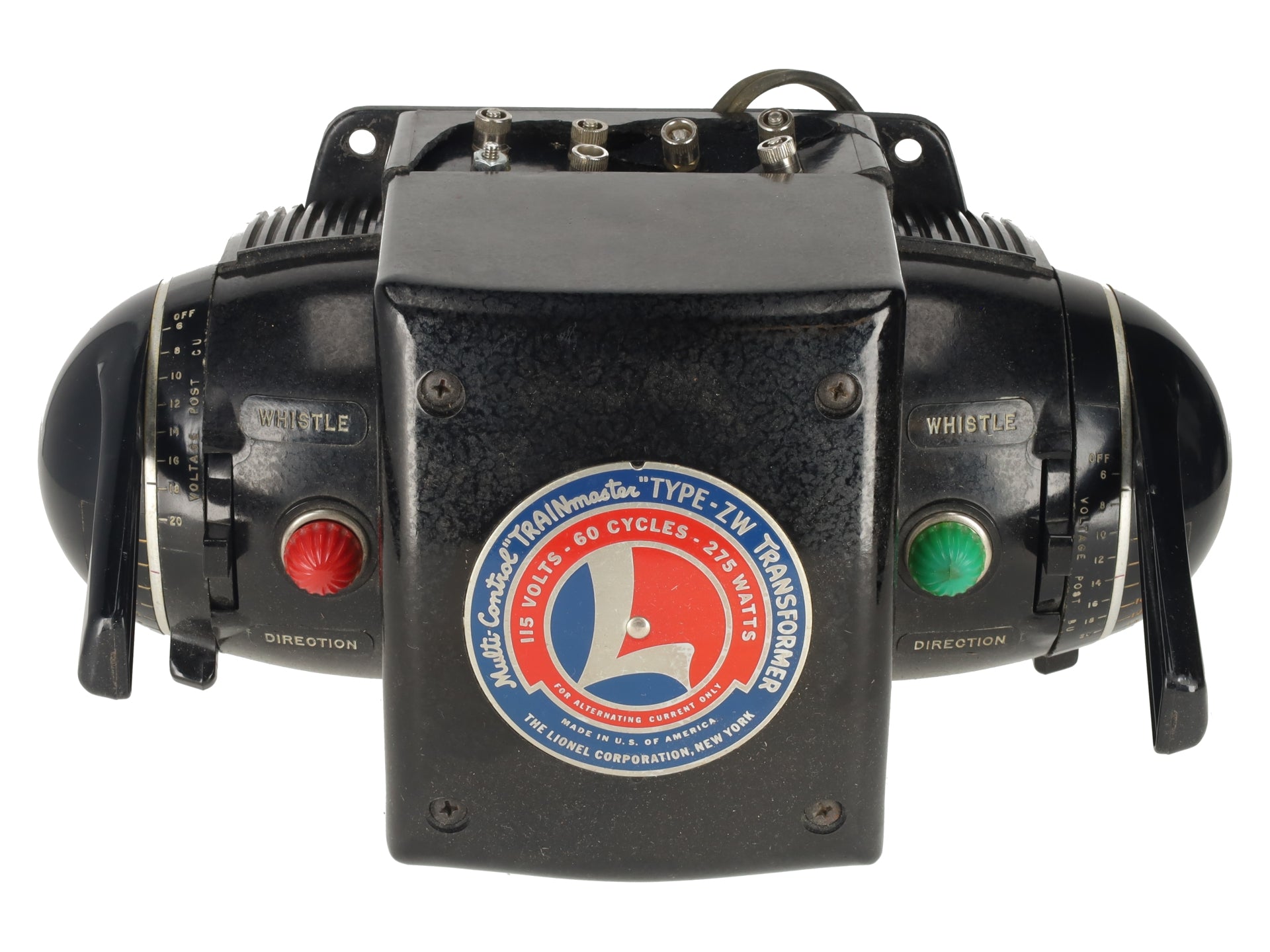 Lionel ZW O Gauge Vintage Trainmaster 275 Watt Transformer with Whistle VG