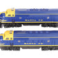 Lionel 6-18117 O Gauge Santa Fe Blue/Yellow F3 AA Diesel Set EX/Box