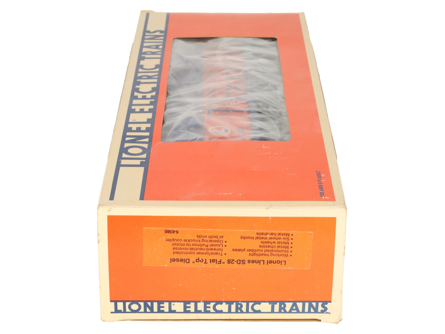 Lionel 6-8380 O Gauge Lionel Lines SD28 "Flat Top" Diesel Locomotive EX/Box