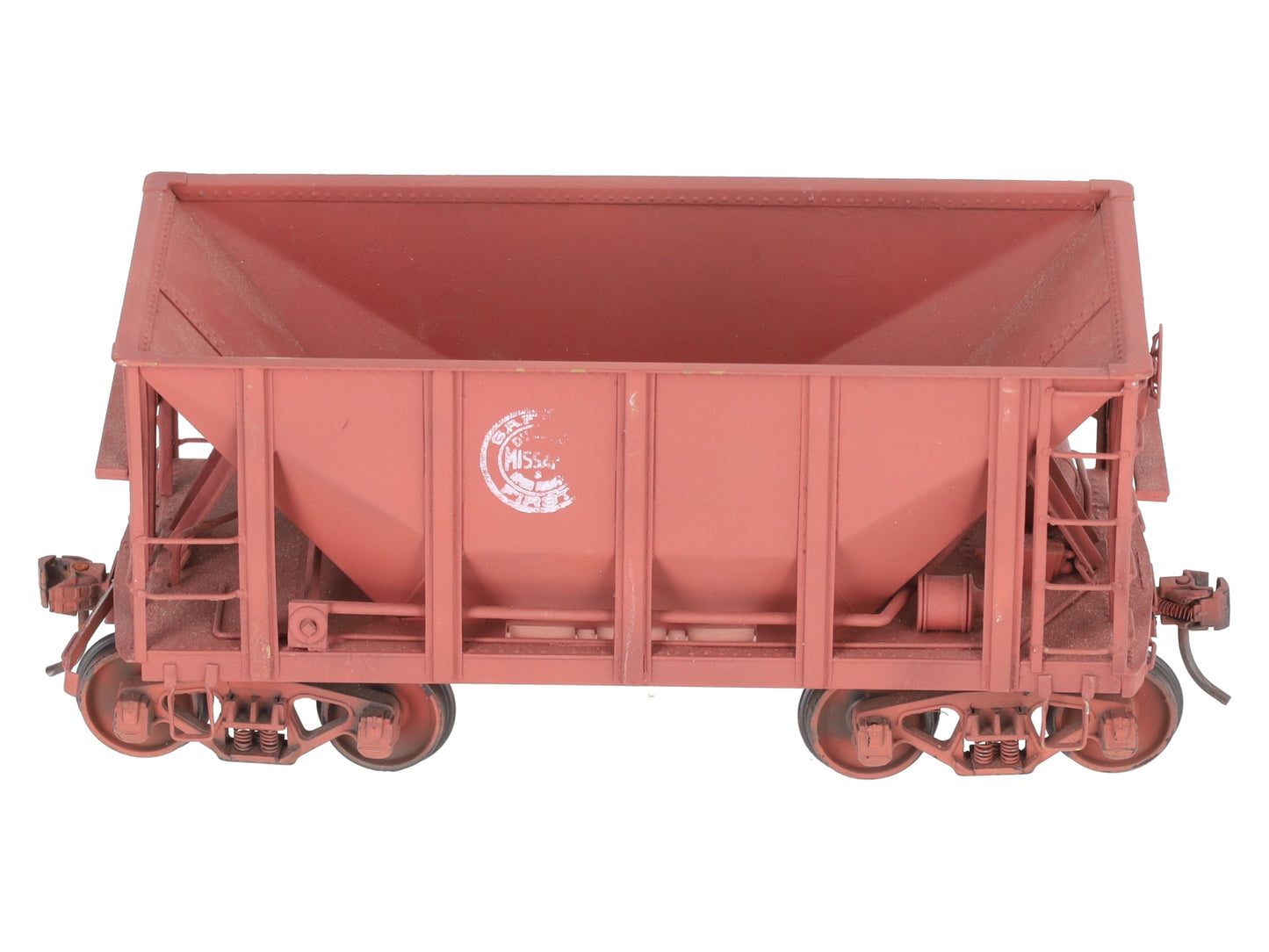 O Scale BRASS Custom DMIR Hopper (2 Rail)