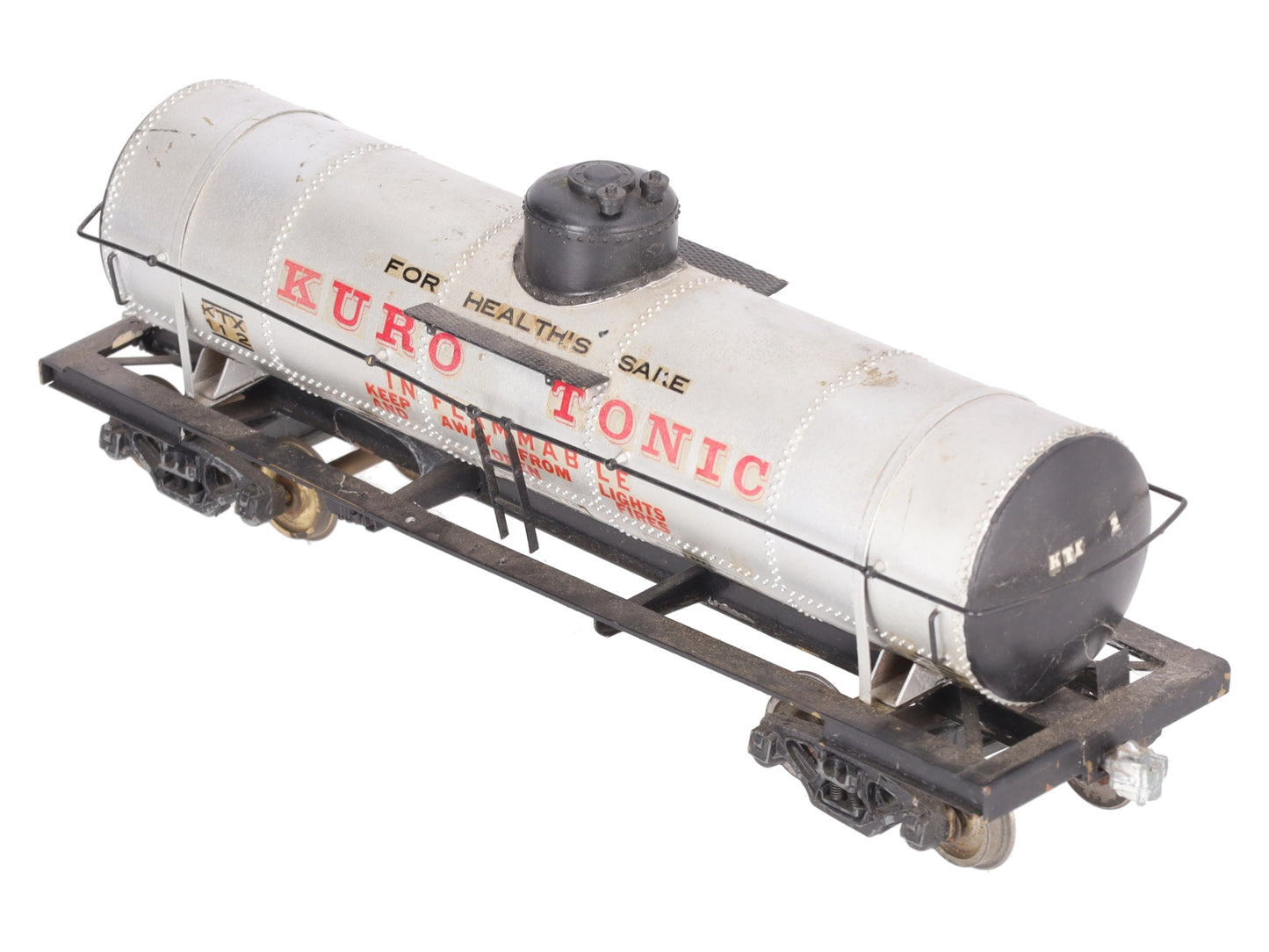 O Scale BRASS Custom Kuro Tonic Tank Car #112 (2 Rail)