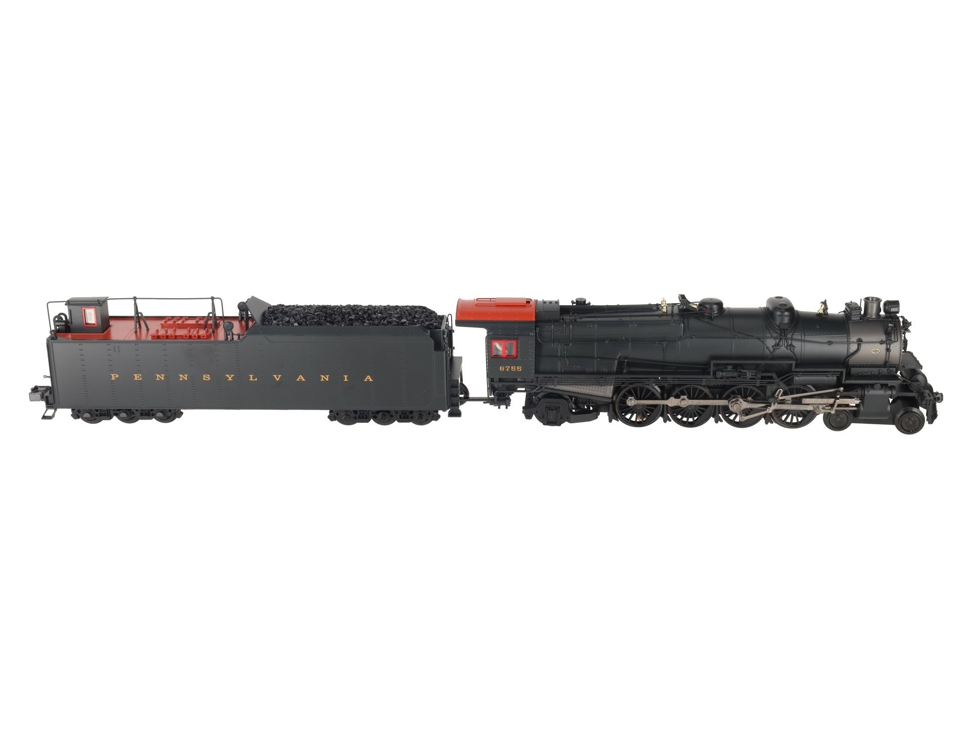 MTH 20-3084-1 O Gauge Pennsylvania 4-8-2 M-1b Steam Locomotive & Tender w/PS2 EX/Box