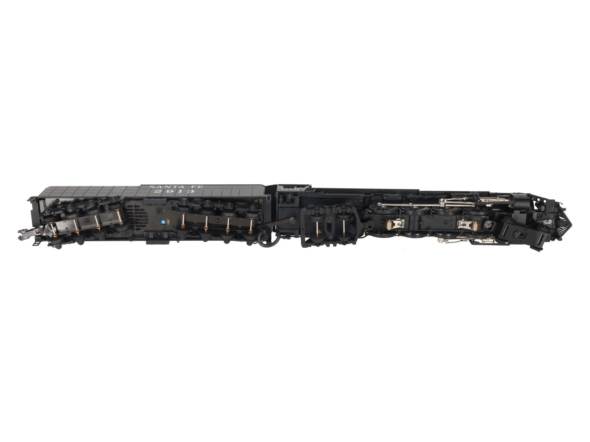 MTH 20-3080-1 O Gauge Santa Fe 4-8-4 Northern Steam Locomotive w/PS2 #2913 EX/Box