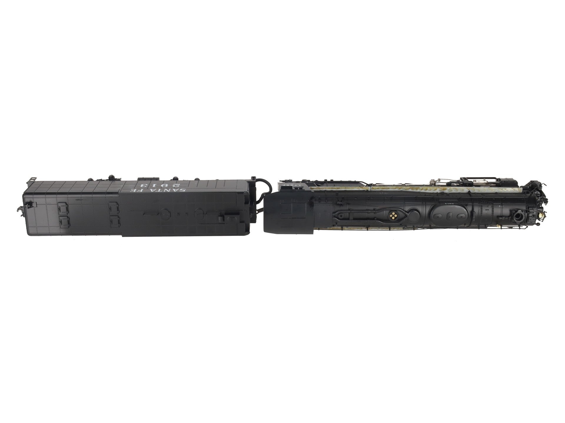 MTH 20-3080-1 O Gauge Santa Fe 4-8-4 Northern Steam Locomotive w/PS2 #2913 EX/Box